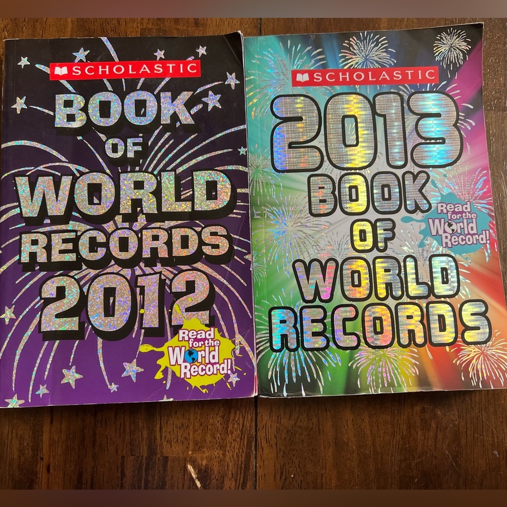 Book bundle world records 2012 2013 scholastic